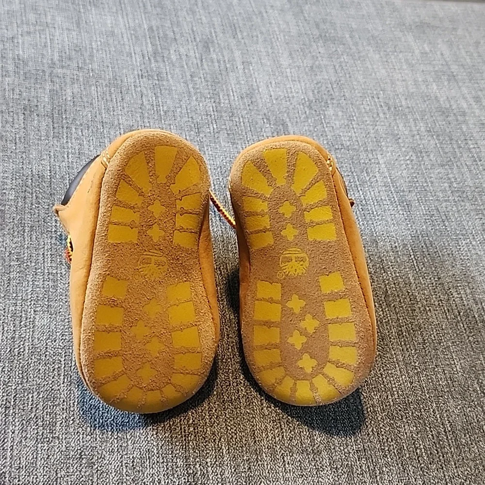 Timberland Toddler Wheat Brown Lace-Up Boots